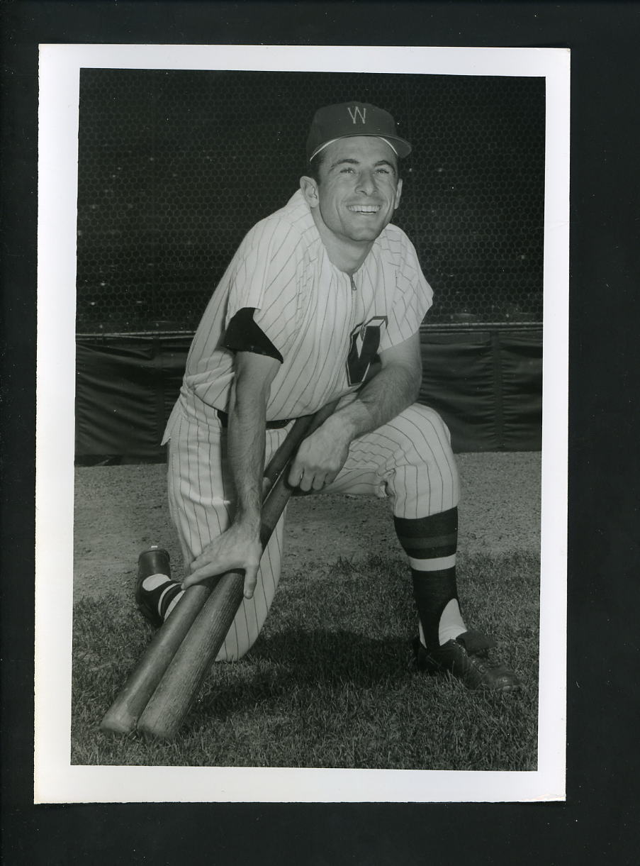 Albie Pearson circa 1958 Press Original Photo Poster painting Don Wingfield Washington Senators