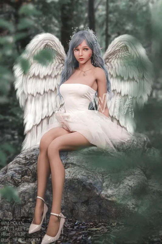 Alisan: Sex Doll, Teenage Gray-Haired Angel with Wings, Head No.432 Alisan: Sex Doll, Teenage Gray-Haired Angel with Wings, Head No.432