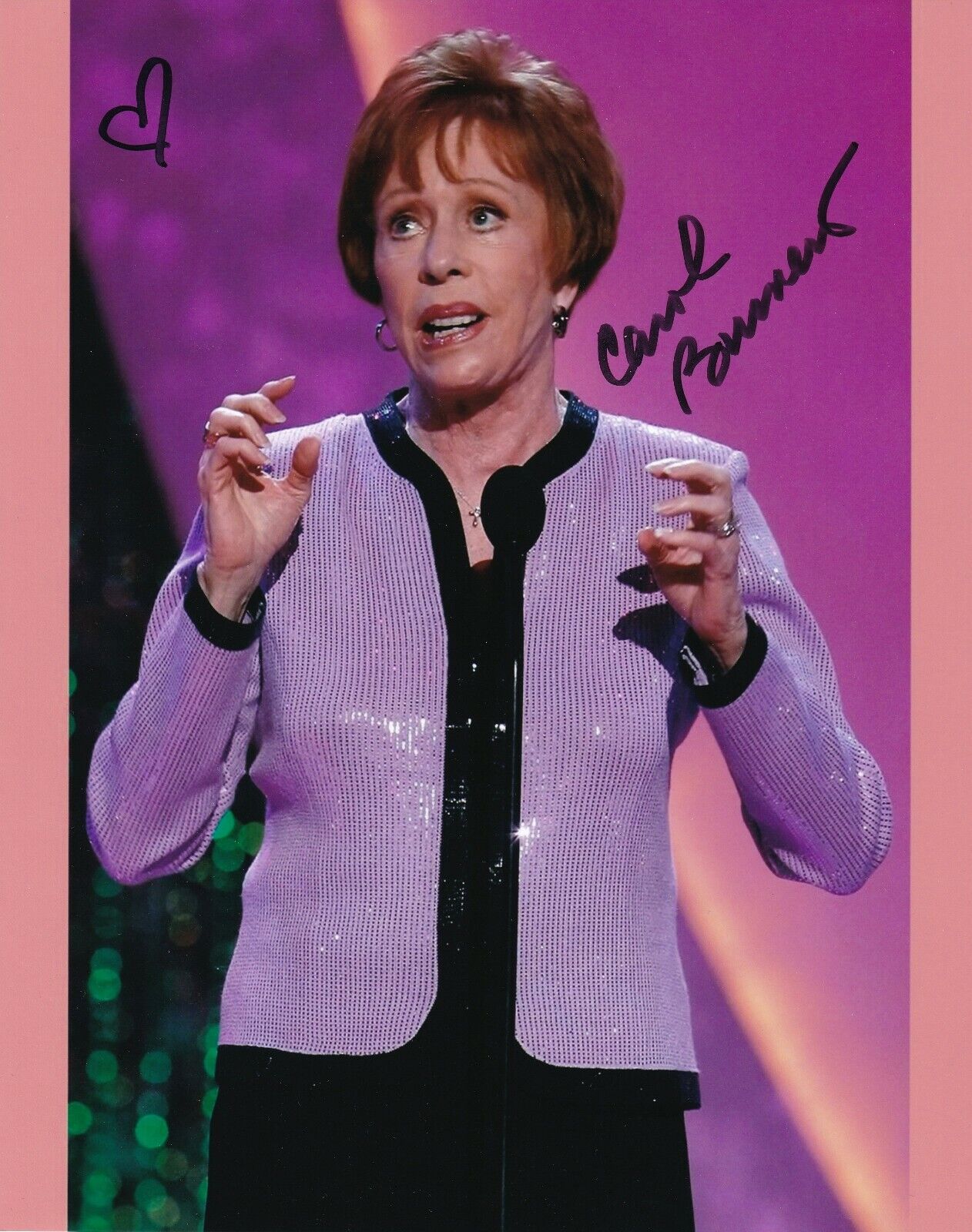 Carol Burnett REAL hand SIGNED Photo Poster painting #3 COA Autographed Comedian