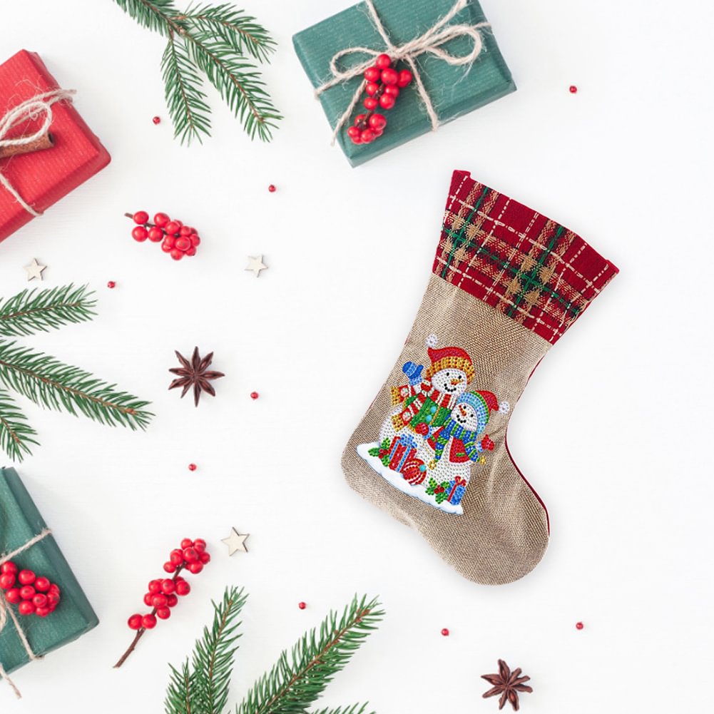 Diamond Painting DIY Christmas Stocking