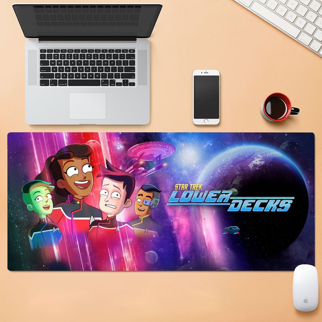 Star Trek Lower Decks Mouse Pad Extended Large Mouse Pad for Game Office Home Use