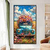 Diamond Painting-DIY Full Round Drill Flower Car(70*40 CM)