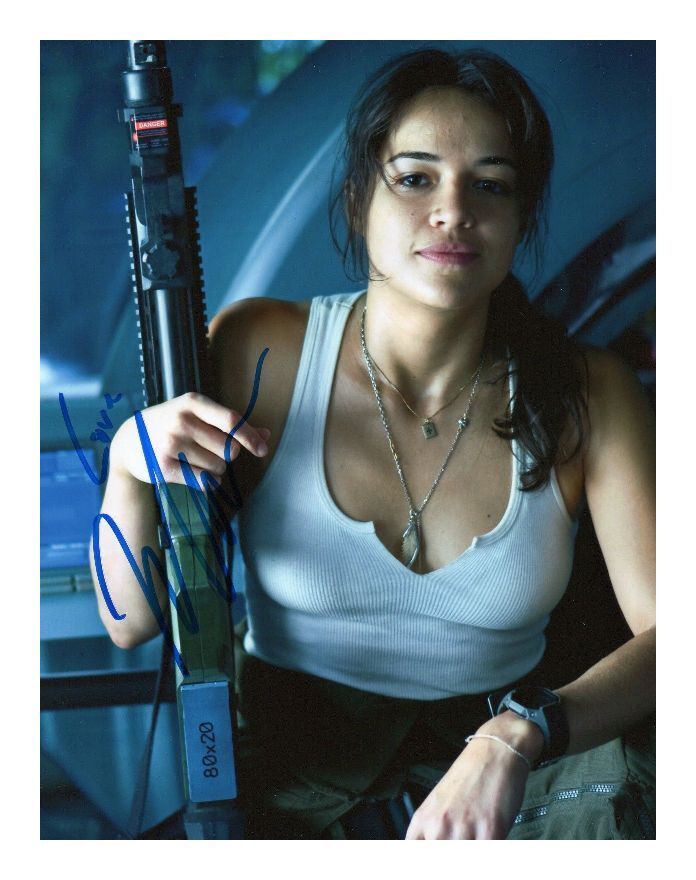 MICHELLE RODRIGUEZ AUTOGRAPHED SIGNED A4 PP POSTER Photo Poster painting PRINT 2