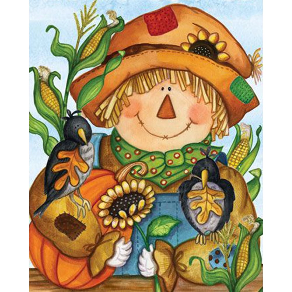 Scarecrow - Full Round - Diamond Painting(40*50cm)