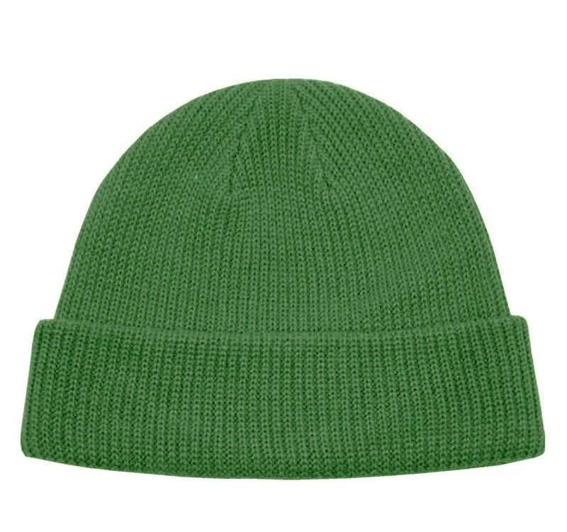 Unisex Minimalist Solid Color Eaveless Wool Cap