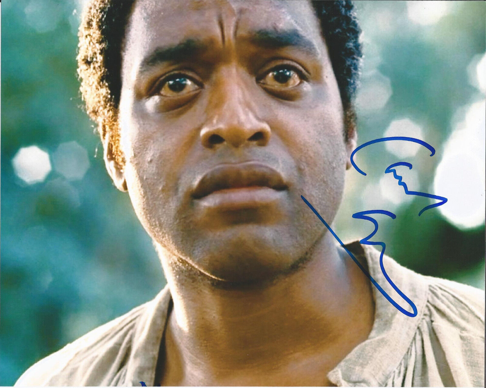 ACTOR CHIWETEL OJIOFOR SIGNED FOUR BROTHERS 8X10 Photo Poster painting W/COA 12 YEARS A SLAVE C