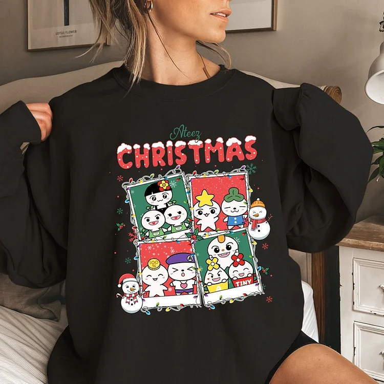 ATEEZ Kpop Christmas Trend Sweatshirt officialateezshop