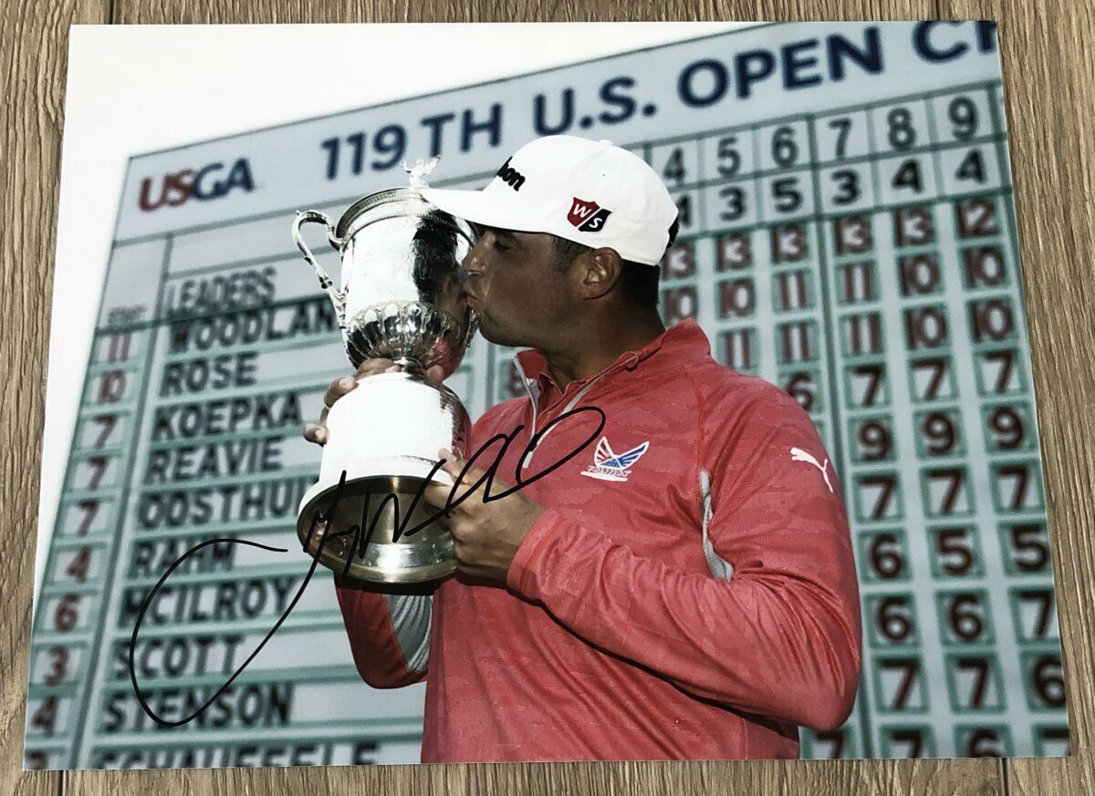 GARY WOODLAND SIGNED AUTOGRAPH 2019 US OPEN CHAMPION 8x10 Photo Poster painting A w/EXACT PROOF