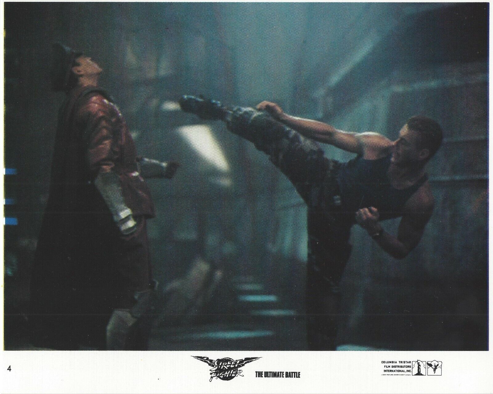 Street Fighter Original 8x10 Lobby Card Poster Photo Poster painting 1994 #4 Van Damme Julia