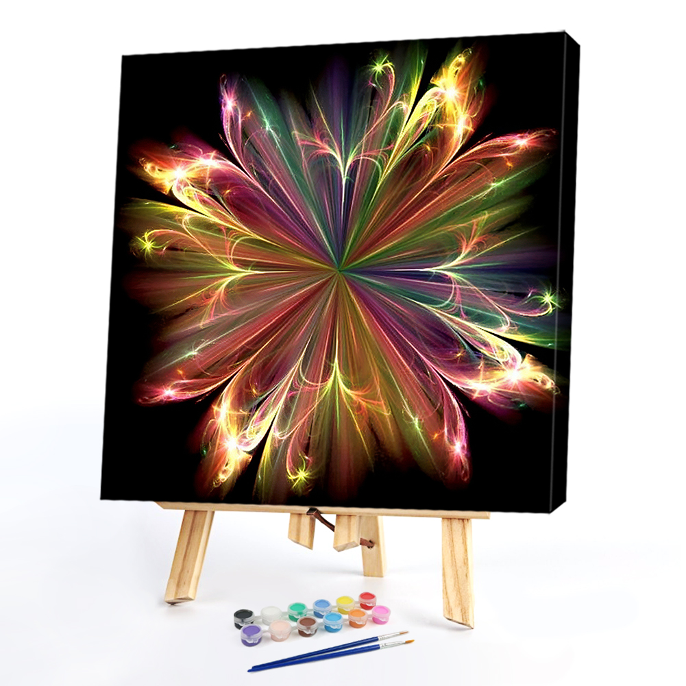 

40*40CM - Paint By Numbers - Colorful Leaves, 501 Original