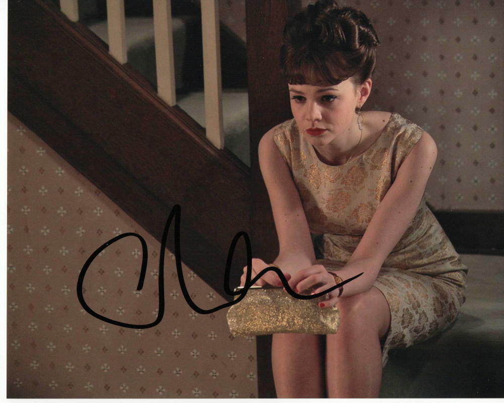 CAREY MULLIGAN SIGNED AUTOGRAPHED 8X10 Photo Poster painting - BEAUTIFUL, SEXY THE GREAT GATSBY