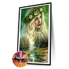 (US Only)Goddess 40x70cm 5D DIY Full Drill Round Diamond Painting Kit for Home Wall Decor