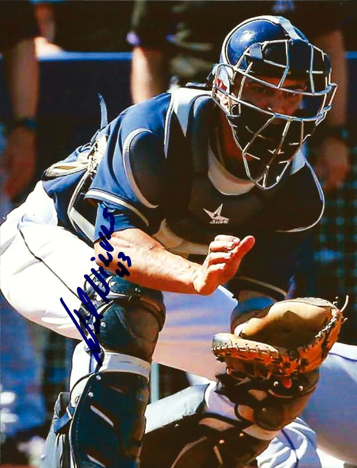 Autographed Will Nieves San Diego Padres 8x10 Photo Poster painting w/ COA