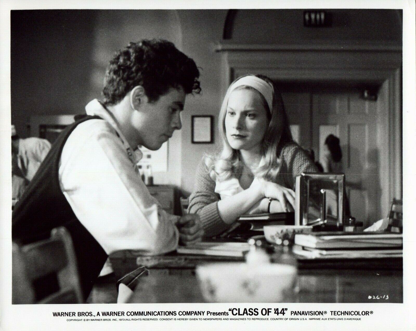 GARY GRIMES DEBORAH WINTERS 1973 Vintage Movie 8x10 Promo Photo Poster painting CLASS OF '44