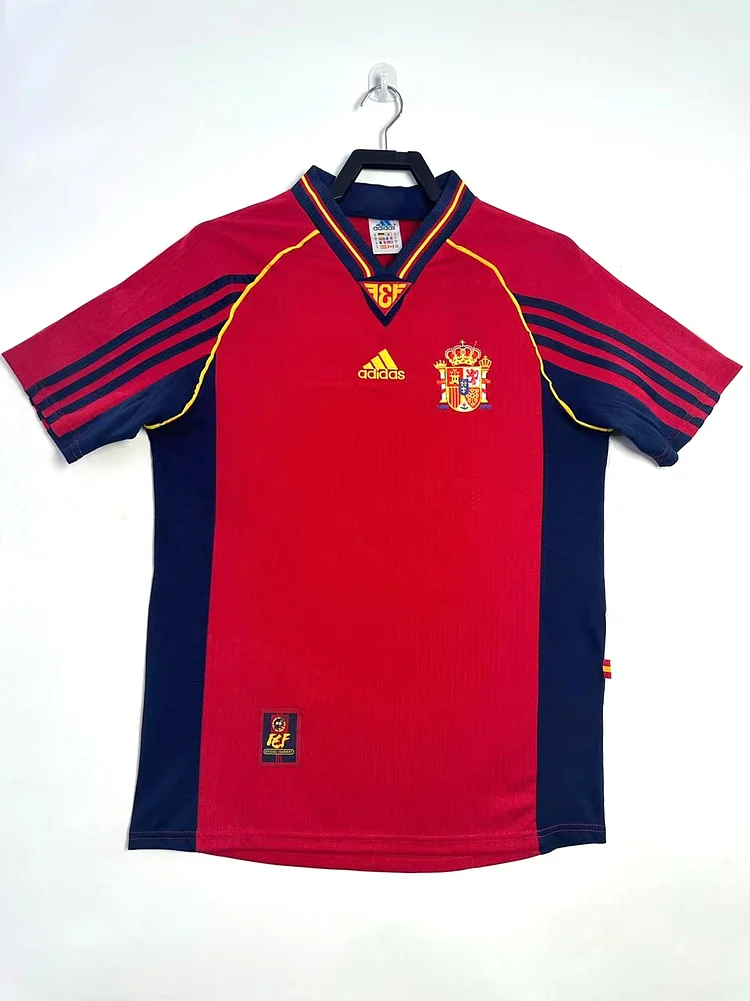 1998 Spain Home Retro Jersey