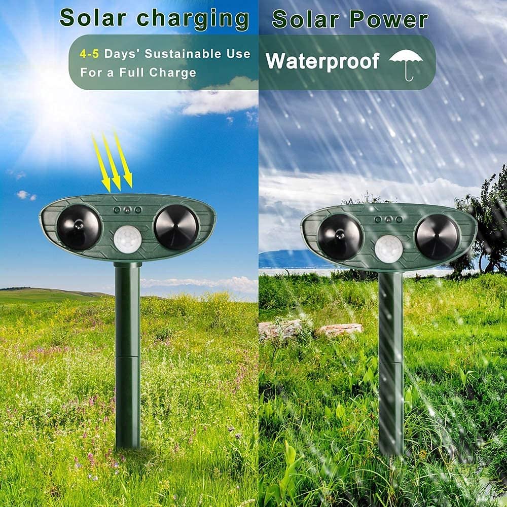 Ultrasonic Chipmunk Repeller - Solar Powered