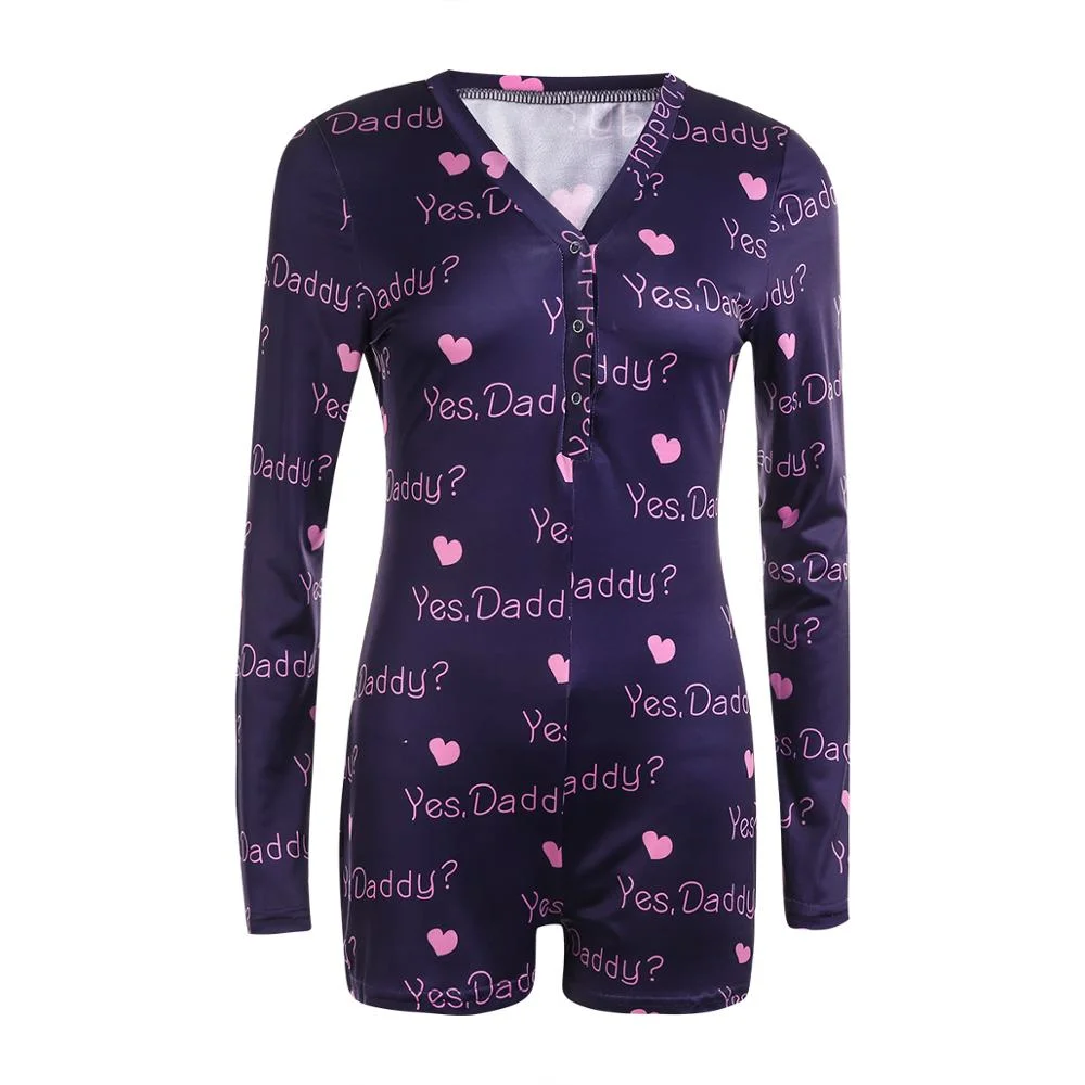 Woherb Sexy Women Bodysuit Long Sleeve Deep V Neck Bodycon Stretch ...