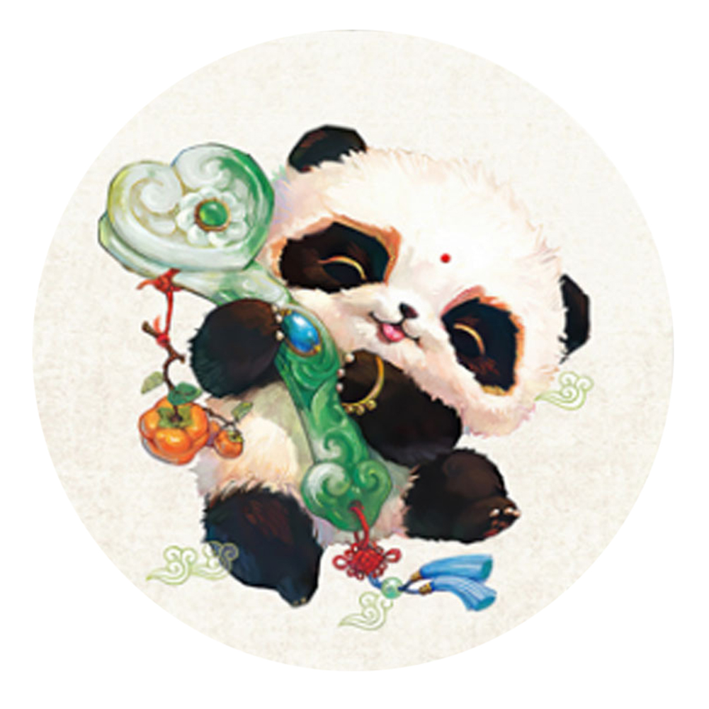 

Cartoon Panda - 11CT Stamped Cross Stitch - 40*40CM, 501 Original