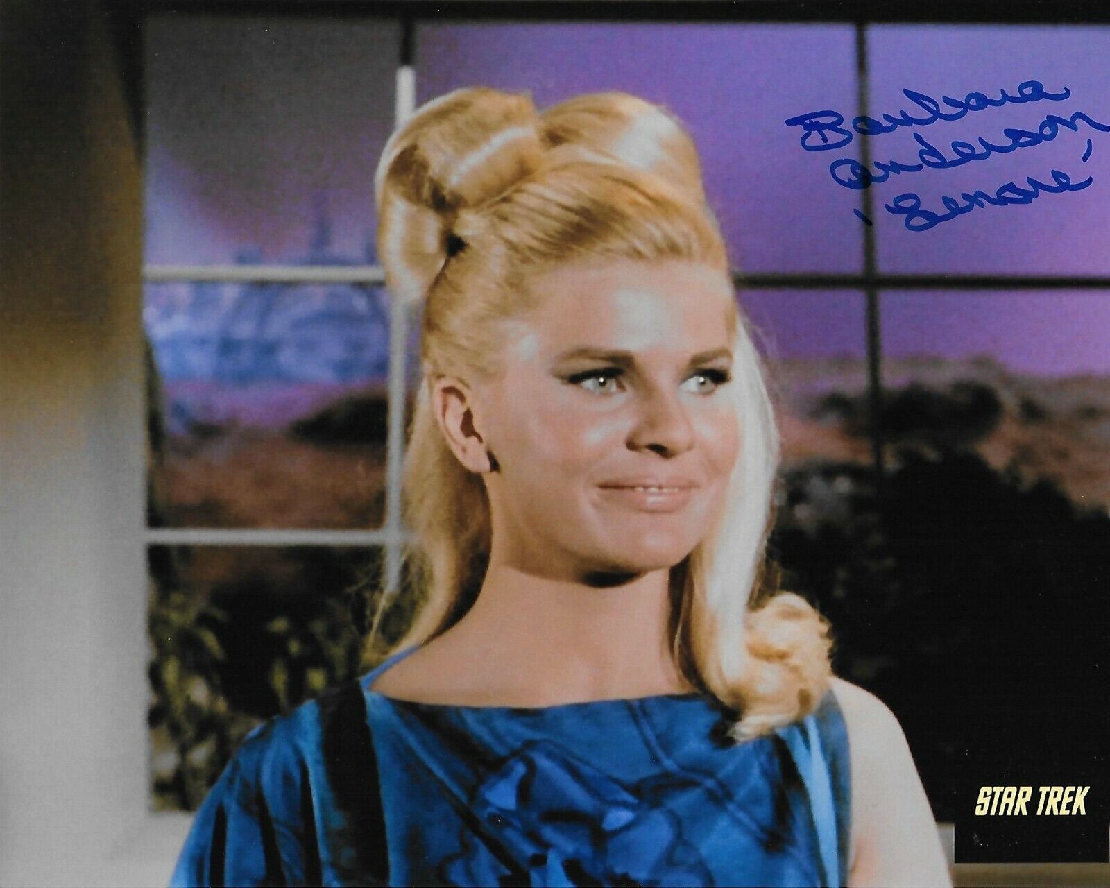 Barbara Anderson Star Trek TOS Original Autographed 8x10 Photo Poster painting #8