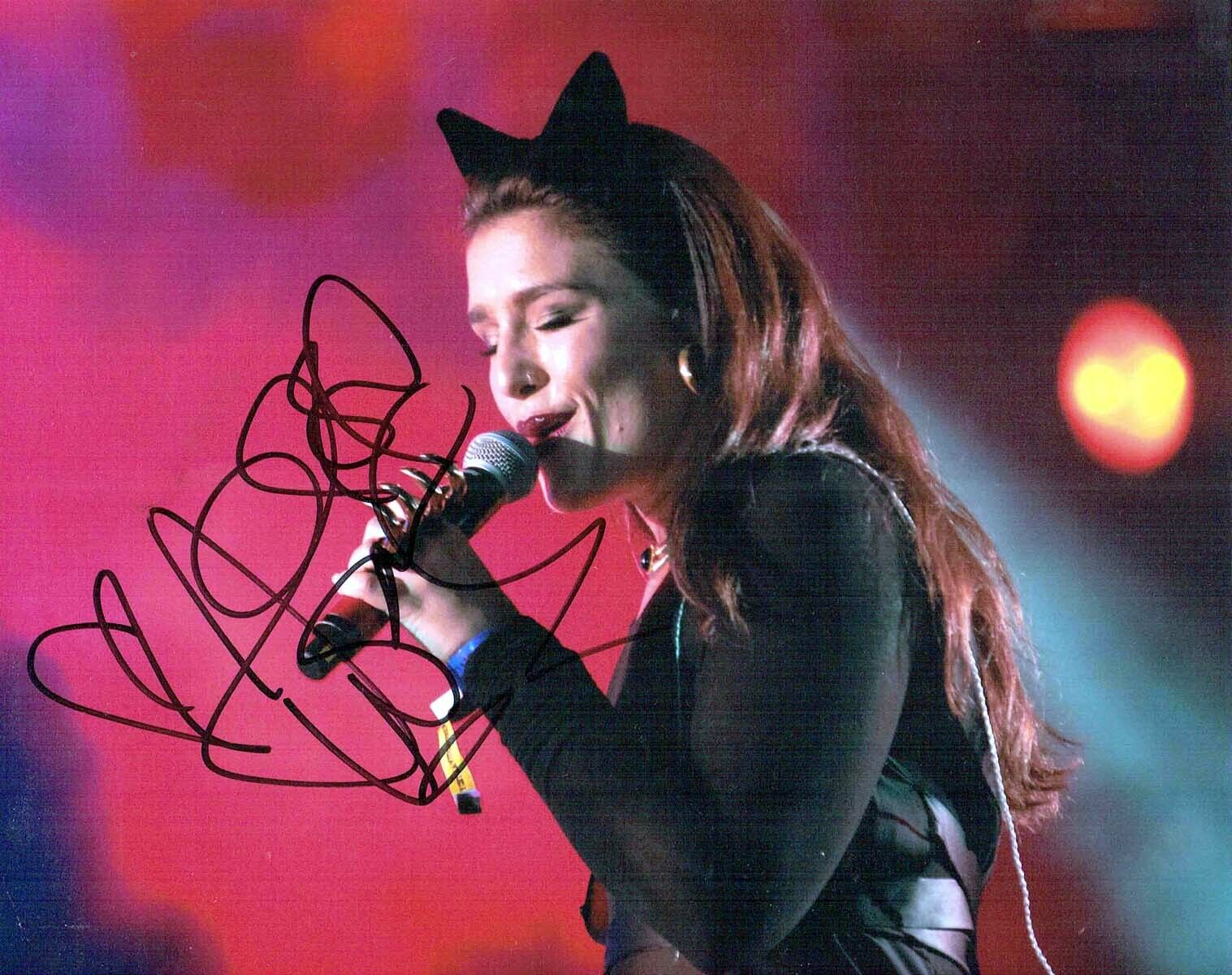 Jessie WARE SIGNED Autograph 10x8 Photo Poster painting 1 English Singer Songwriter AFTAL COA