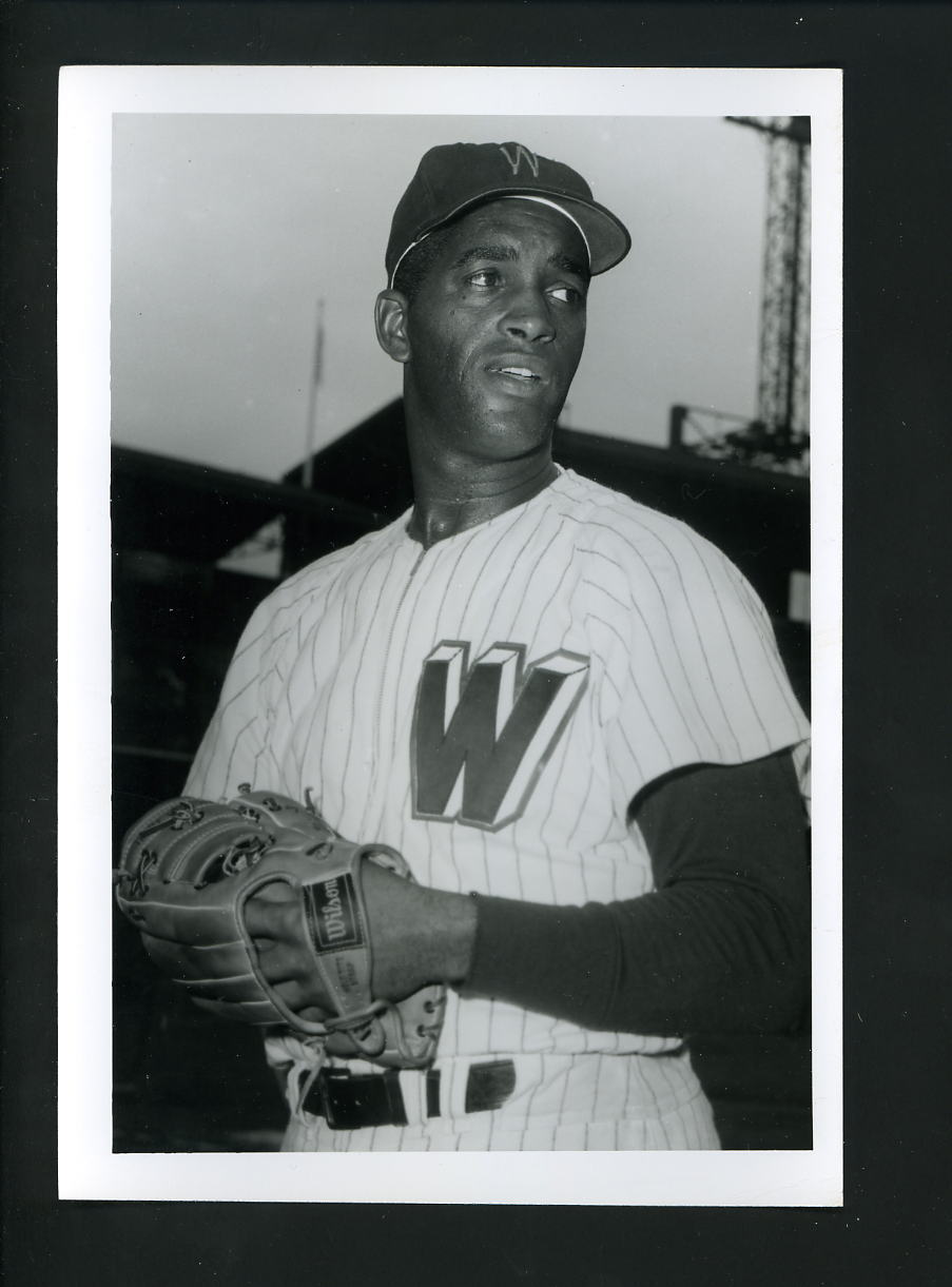 Joe Black 1957 Press Original Photo Poster painting Don Wingfield Washington Senators