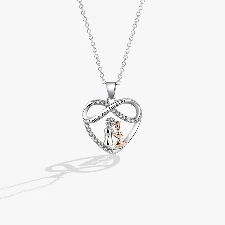 For Granddaughter - My Incredible Daughter Heart Necklace