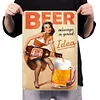 Girl Beer - Vintage Metal Signs - 20*30cm/30*40cm
