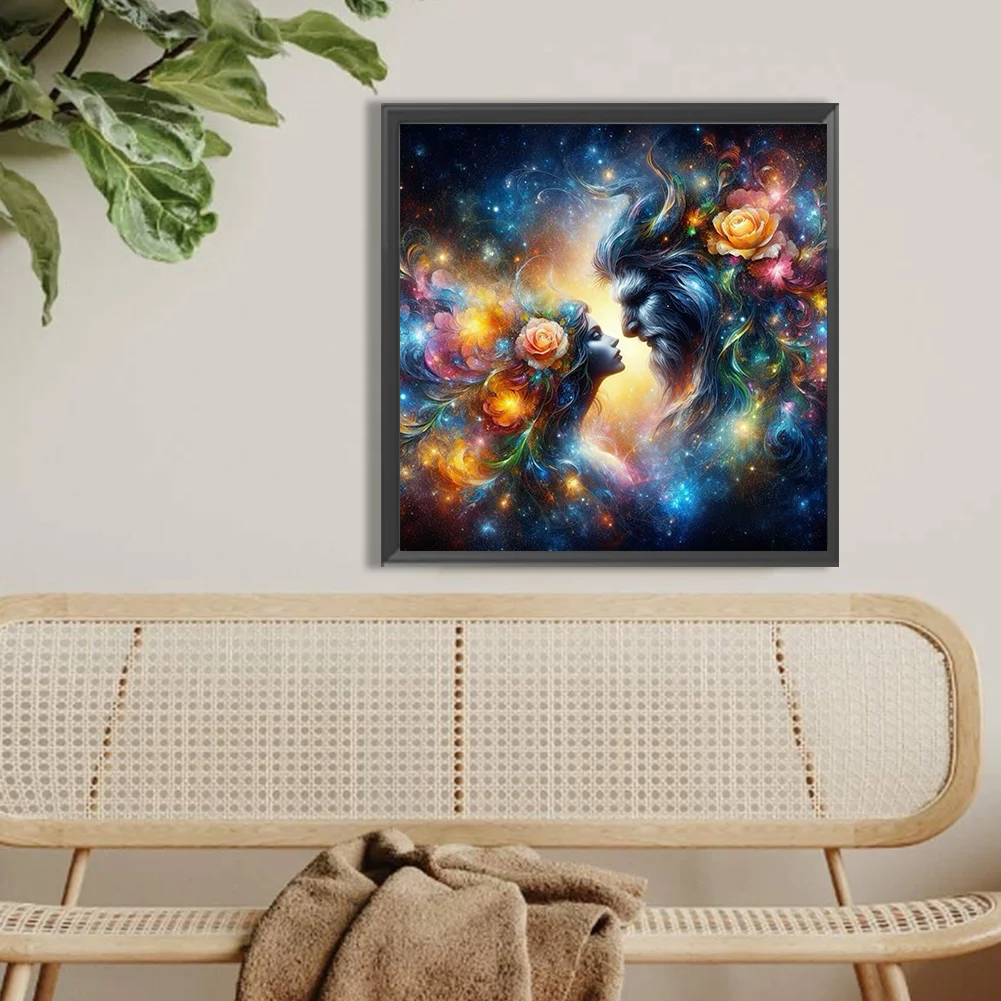 Diamond Painting - Full Round Drill - Beauty Beast(Canvas|40*40cm)