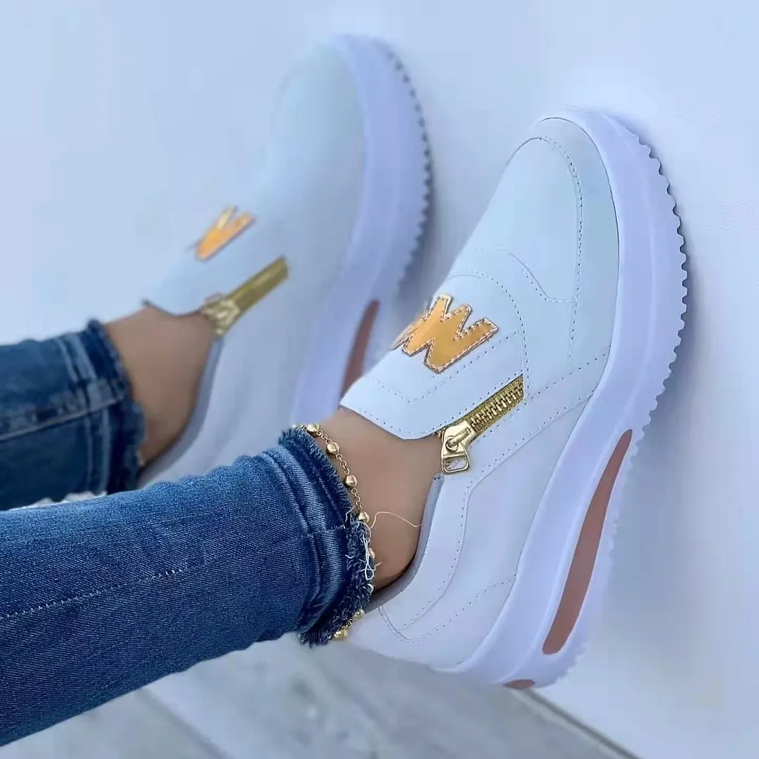 Breakj Breakj 2025 New Sports Single Shoes Women Flat Bottom One Foot Pedal Solid Pink Casual Round Head Single Shoes