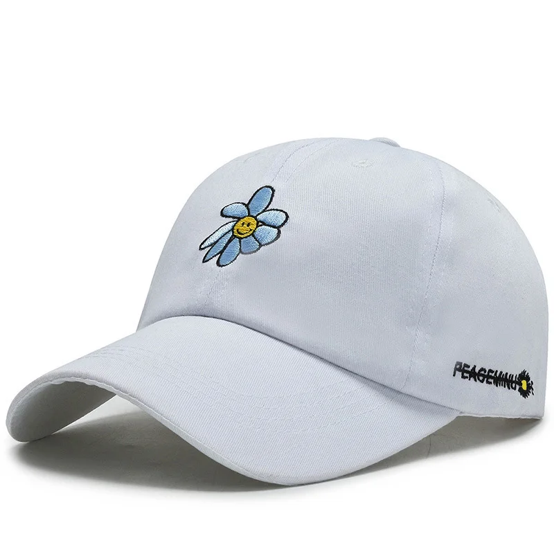 Casual outdoor all-match flower printed baseball hat