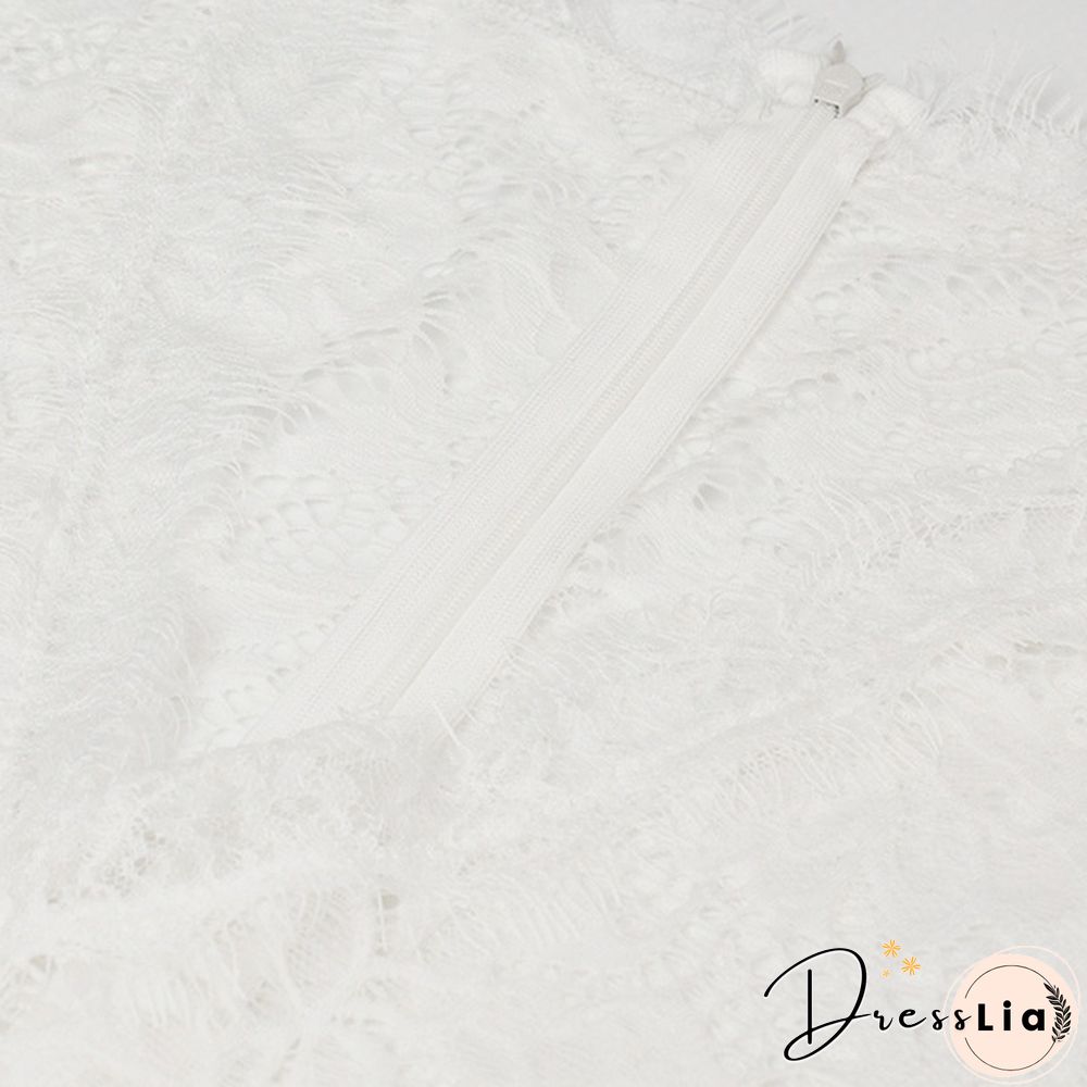 Women Playsuit Party Jumpsuit Romper Short Trousers Pants Clubwear Lace Sleeve