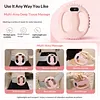 Electric Body Fascia Ring Vibration Body Shaping Massager Rechargeable 4-Sided Massager Head Fascia Ring Multifunctional Handheld Muscle Fascias Gun Deep Tissue Massage Device