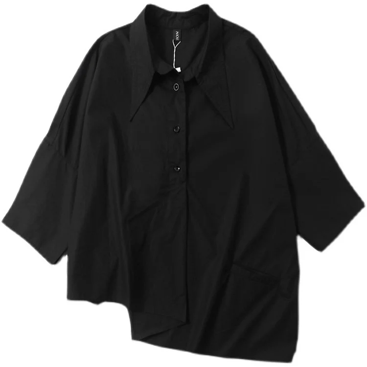 Niche Design Short Sleeve Shirt - yankia