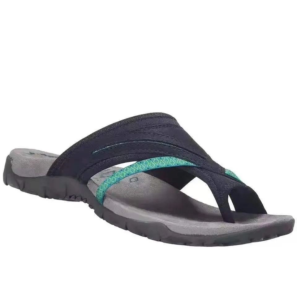 Summer Women's Shoes 2021 Plus Size Flat Beach Slippers Ladies Comfort Closed Toe Sandals Women Casual Sneaker Slippers