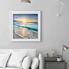 11CT Counted/Stamped Sunset By The Sea-Cross Stitch-40*40cm