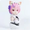 RE:ZERO 貓耳女僕雷姆蕾姆拉姆 半身像手辦胸像擺件