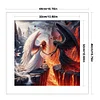 Angels Demons-11CT Stamped Cross Stitch 40*40cm
