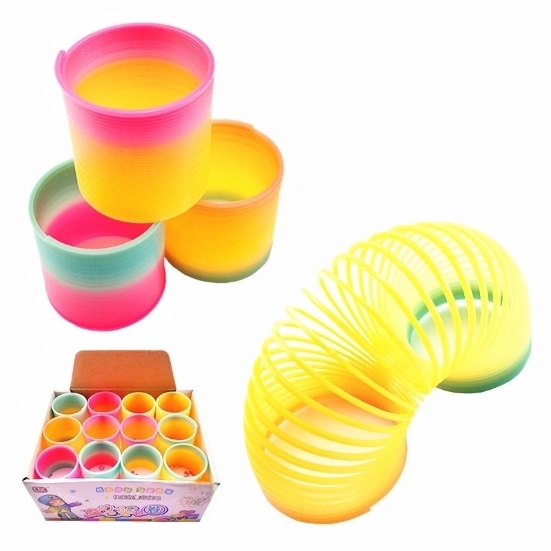 Children’s Educational Trumpet Magic Retractable Rainbow Circle Toy