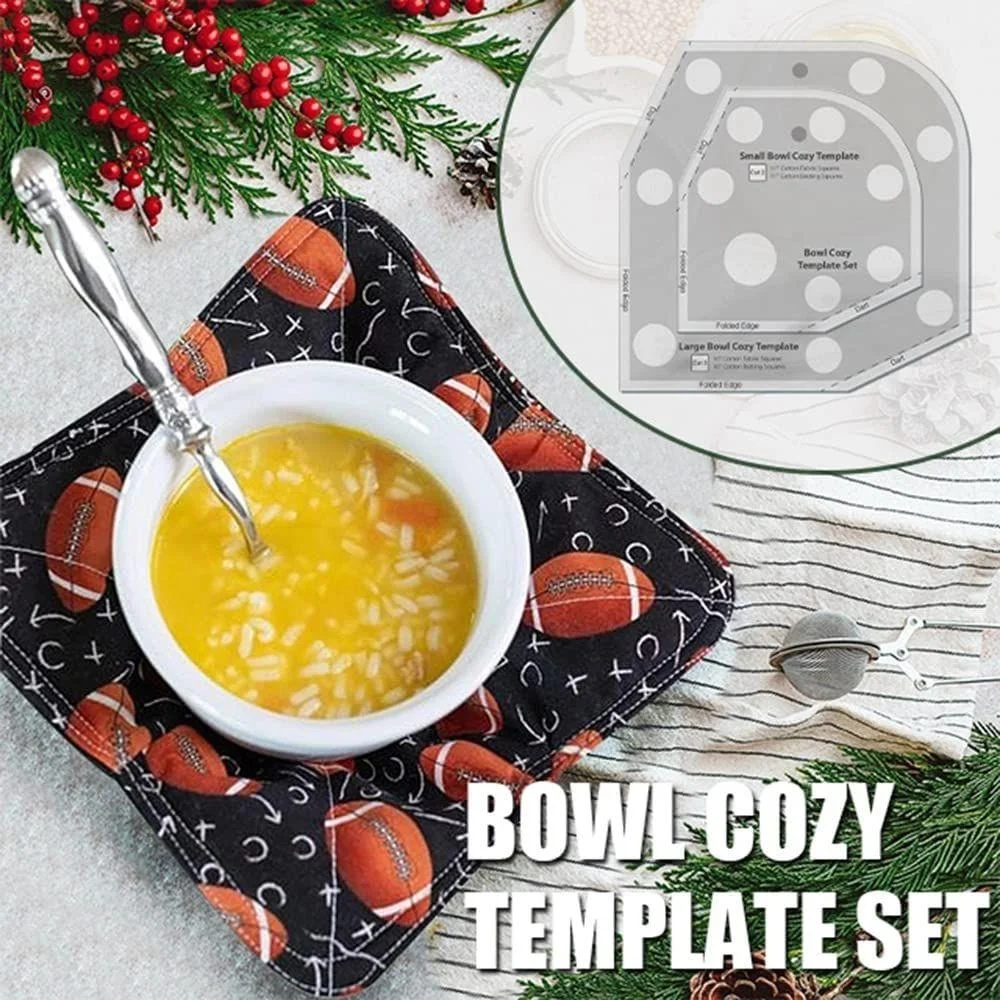 Bowl Cozy Template Cutting Ruler Set 