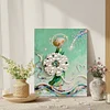 (30x40cm)DIY Pearl Painting Framed Beauty Handmade Pearl Material Art Kit Living Room Decor
