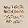 10PCS Colorful Flower Bowknot Elastic Hair Bands for Babies