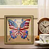 Diamond Painting Special Shaped Drill Independence Day Butterfly With Frame(8.46x8.46inch)