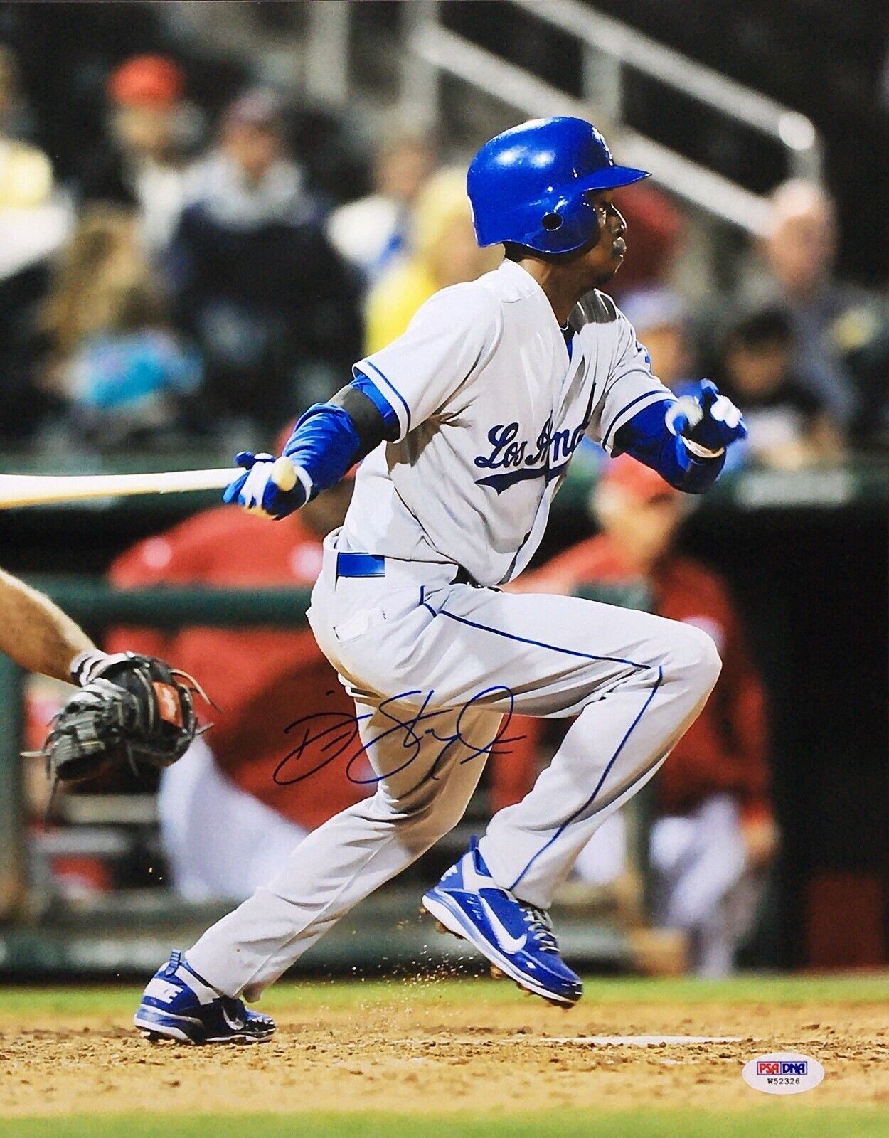 Dee Gordon Signed 11x14 Photo Poster painting PSA W52326