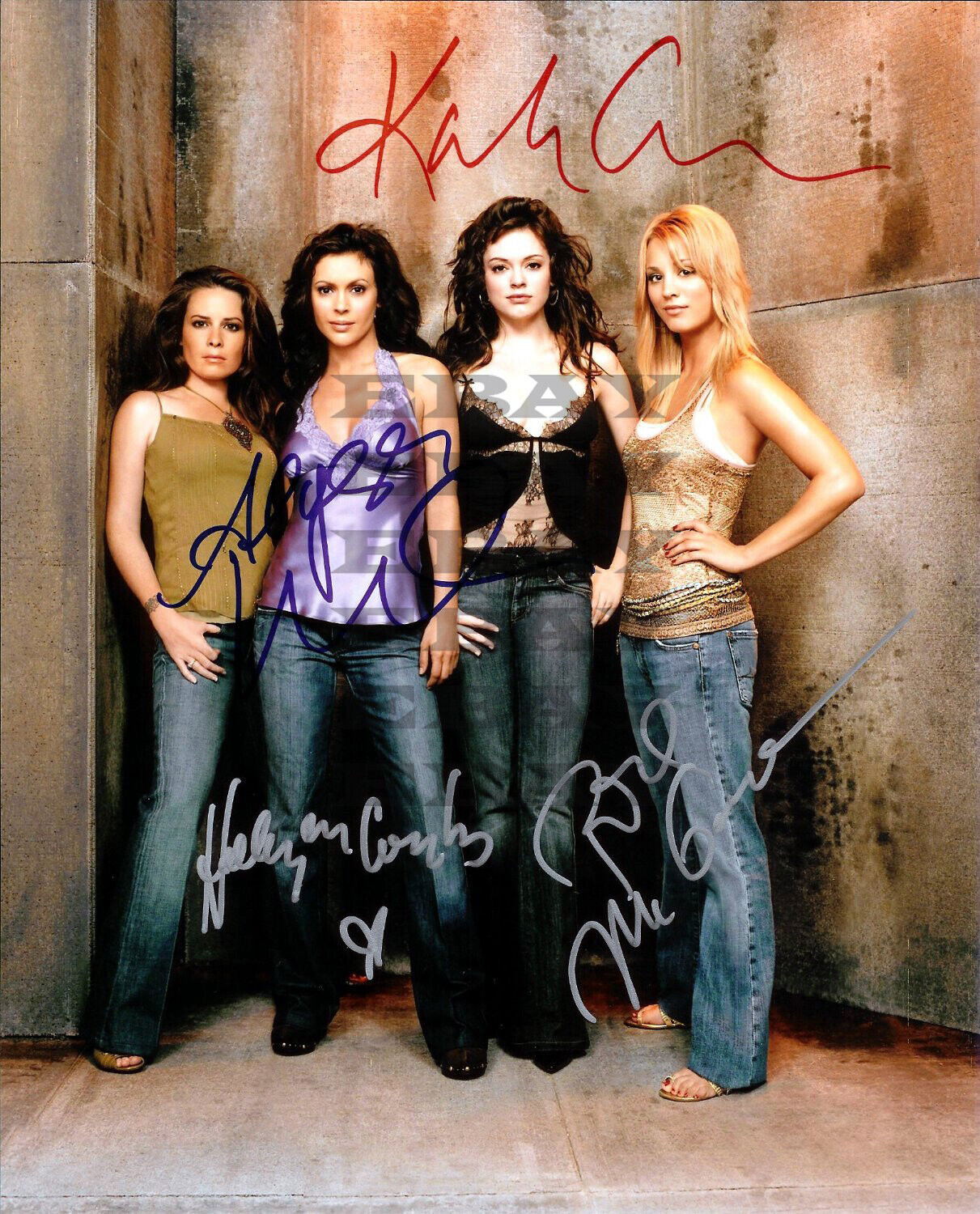 Charmed Cast Autographed Signed 8x10 Photo Poster painting Reprint