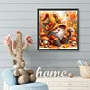 Diamond Painting-DIY Full Round Drill Autumn Gnome(40*40 CM)
