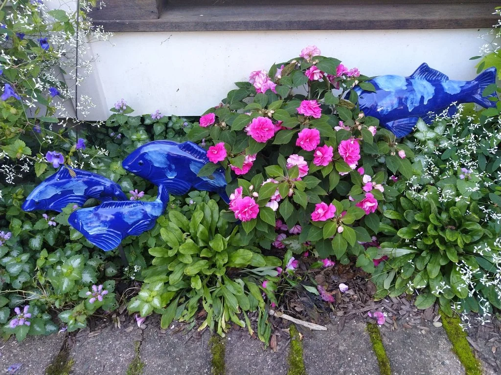 🦈Ceramic Garden Koi