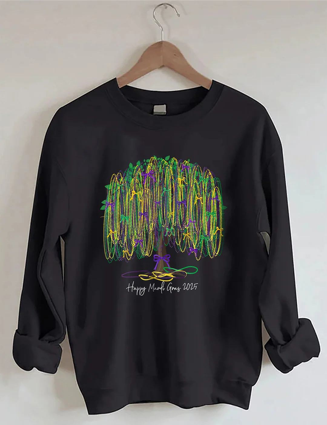 Mardi Gras Tree Sweatshirt