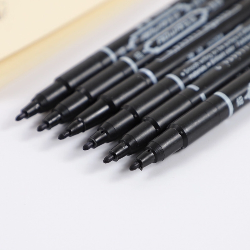 Fashion Double-headed Hook Line Blank Painting Pen 1 Piece