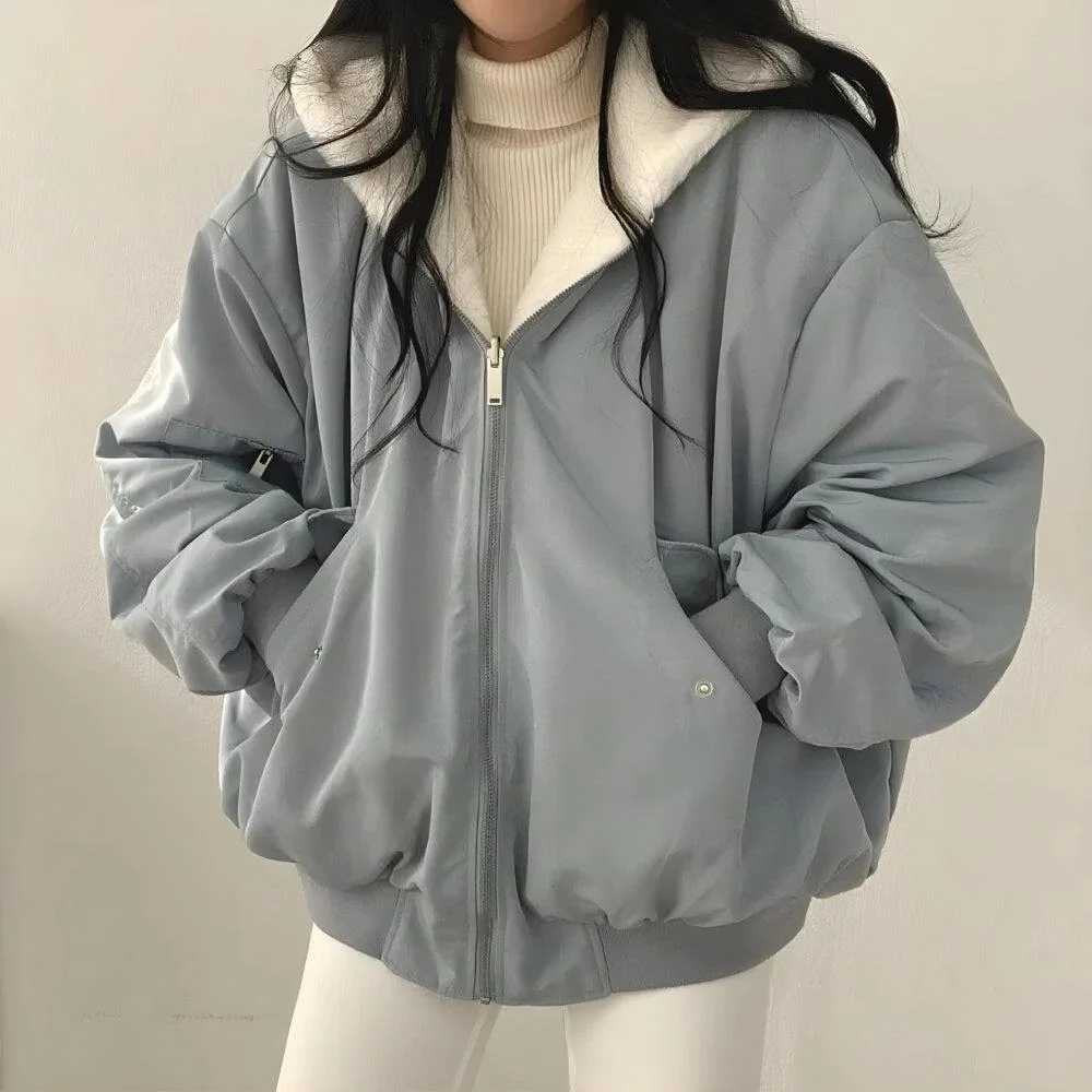 Brownm Reversible Hooded Jacket