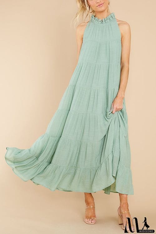 MidiSono - Come To Me Tiered Tank Midi Dress